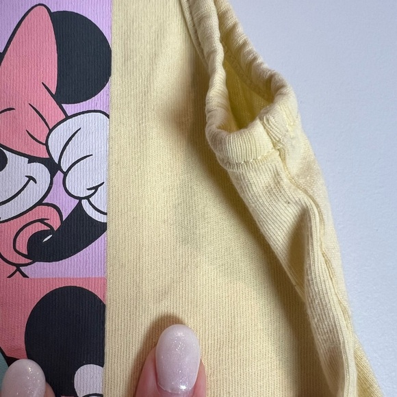 Disney Junior Minnie Mouse Summer Tank Top Yellow Size 3 Girls - Picture 6 of 6